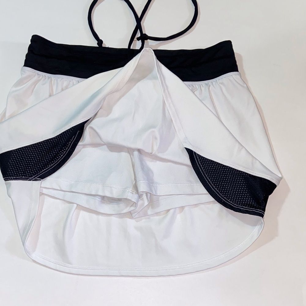 FLEX TIME White and Black Athletic Skort And Skirt Size S